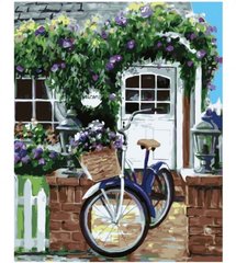 Картина за номерами "Велосипед на ганку", 40х50 см