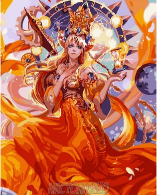 Картина по номерам "Богиня солнца" 40х50 см