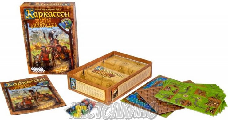 Настольная игра Каркассон: Золотая Лихорадка (Carcassonne: Gold Rush)