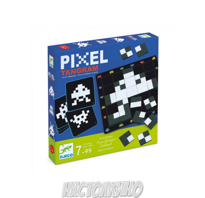 Настільна гра Пікселі (Pixel tangram)