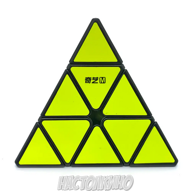 Пирамидка рубіка 3x3 QiYi Magnetic Чорна