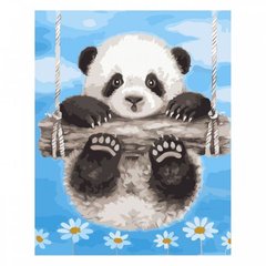 Картина за номерами "Маленька панда", 30х40 см