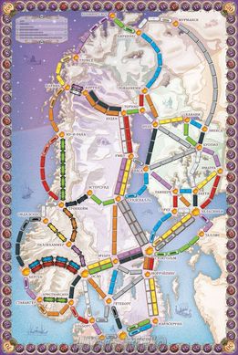 Настільна гра Билет на поезд: Северные страны (Ticket To Ride: Nordic Countries)