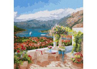 Картина по номерам. "Которська бухта" 50*50см