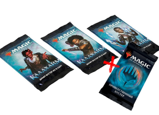 Настольная игра Драфт-комплект MTG. Калдхайм (3 бустера + промо)