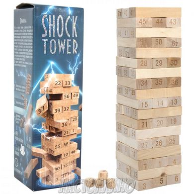 Shock Tower (Jenga Дженга с цифрами) (укр)