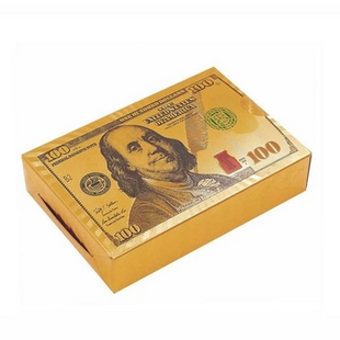 Покерные карты пластиковые Dollar Gold