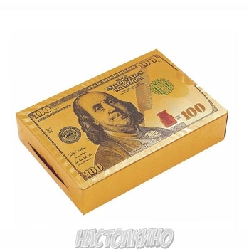 Покерные карты пластиковые Dollar Gold