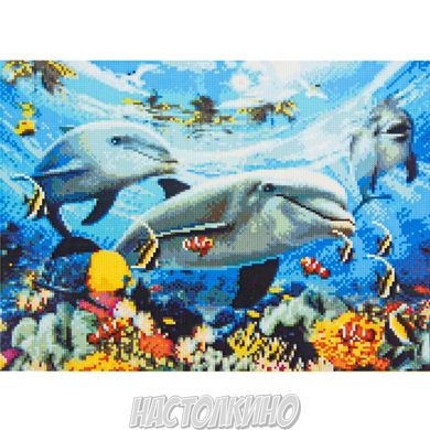 Алмазна мозаїка "Морський світ", 40х50 см