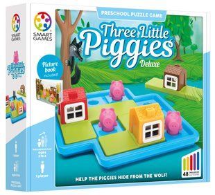 Три маленьких поросенка. Игра-головоломка (Three Little Piggies)