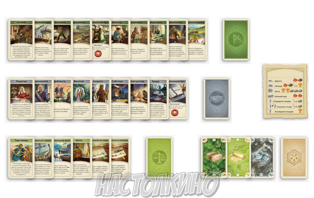 Настольная игра Catan: Города и рыцари (Catan: Cities & Knights) укр.