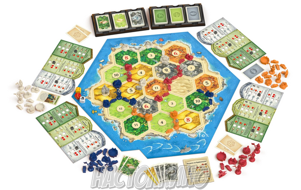 Настольная игра Catan: Города и рыцари (Catan: Cities & Knights) укр.