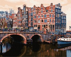 Картина за номерами. "Чарівний Амстердам" 40х50см