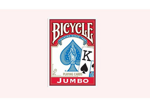 Карты покерные Bicycle Rider Back International Jumbo Index (red)