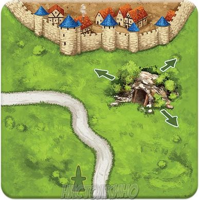 Настольная игра Каркассон: Принцесса и дракон (Carcassonne: The Princess & The Dragon)(Дополнение 3)