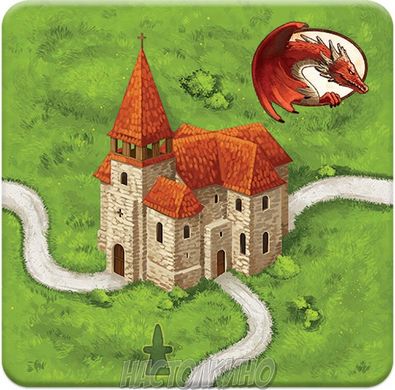Настольная игра Каркассон: Принцесса и дракон (Carcassonne: The Princess & The Dragon)(Дополнение 3)