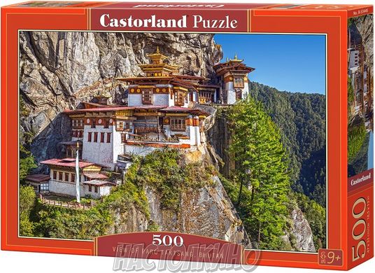Пазл "Вид на монастырь Такцанг, Бутан", 500 елементів