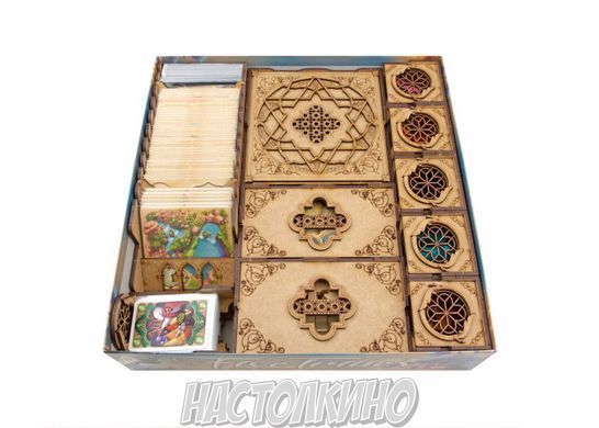 Органайзер Пять каст + дополнение (Five Tribes + Expansions)