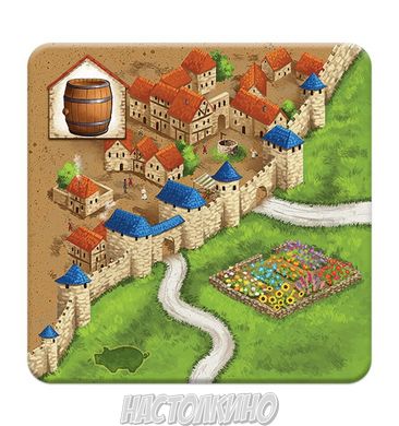 Настільна гра Каркассон: Купцы и зодчие (Carcassonne: Traders & Builders)(Дополнение 2)