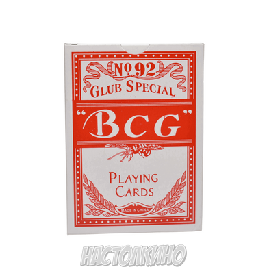 Покерные карты Club Special: BCG