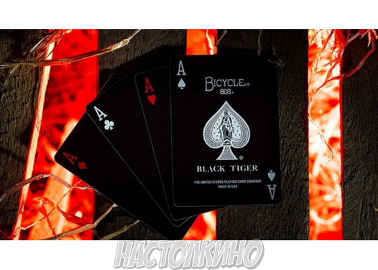 Карты покерные Bicycle Black Tiger: Revival edition