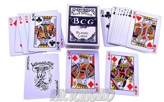 Покерні карти Club Special: BCG