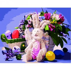 Картина за номерами "Зайченя на Великдень", 40х50 см